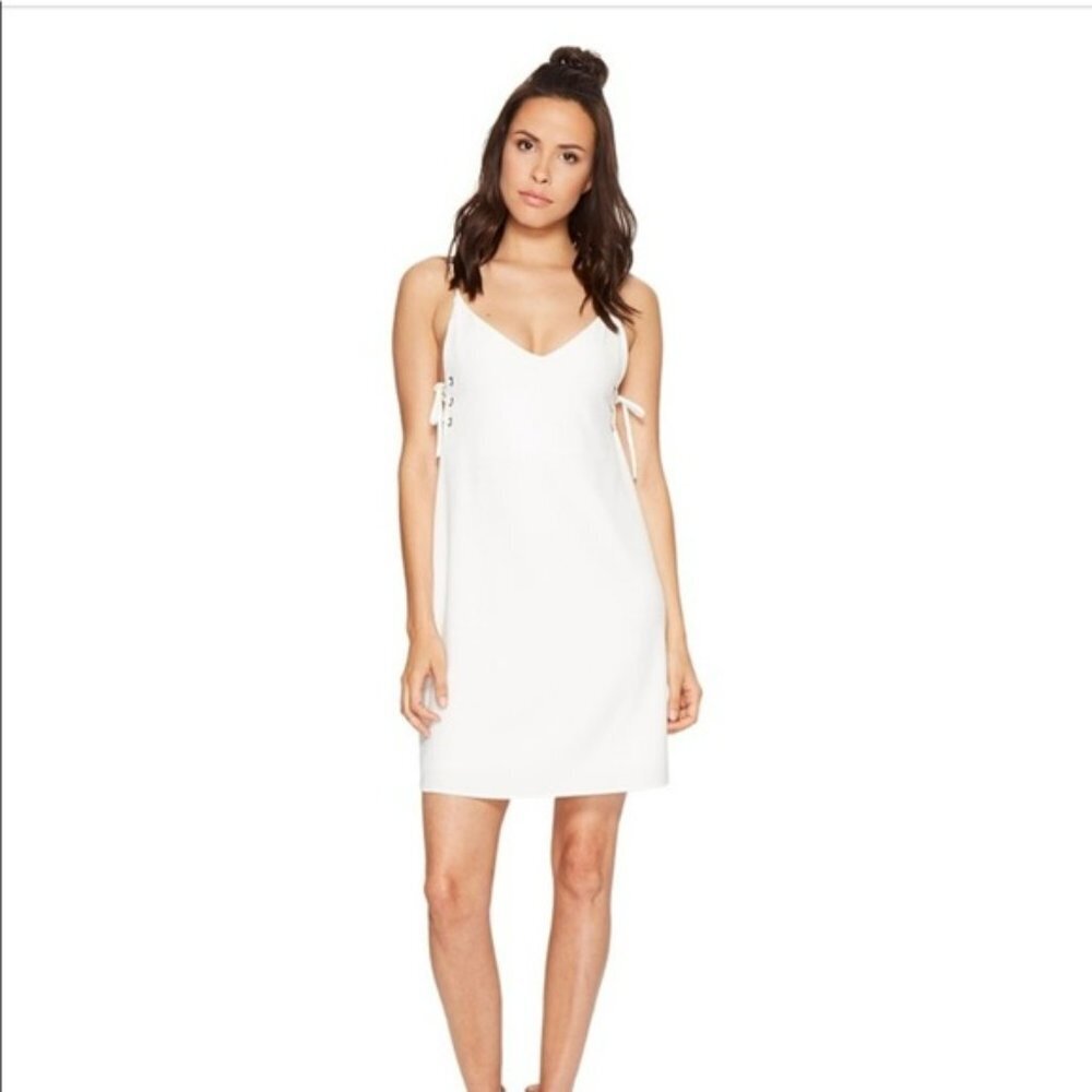 Bishop+young ana lace up shift dress size S